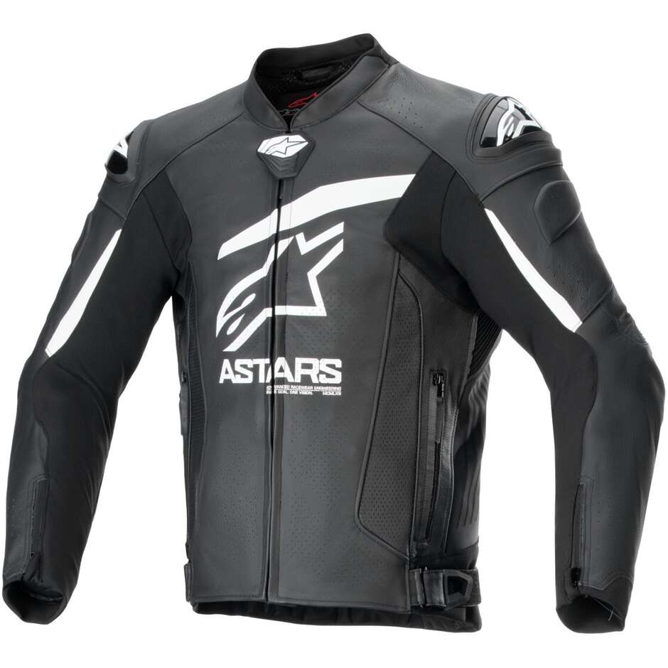 Alpinestars GP PLUS R V4 AIRFLOW Motorradjacke Schwarz Weiß