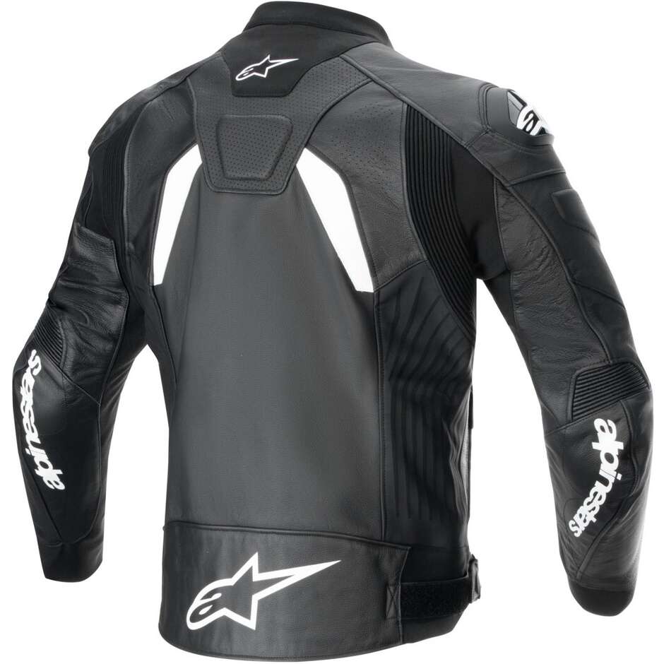Alpinestars GP PLUS R V4 AIRFLOW Motorradjacke Schwarz Weiß