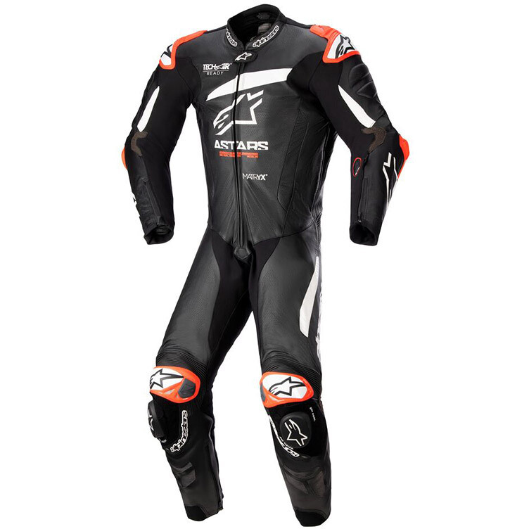 Alpinestars GP PLUS V4 1PC Full Motorcycle Suit Black White