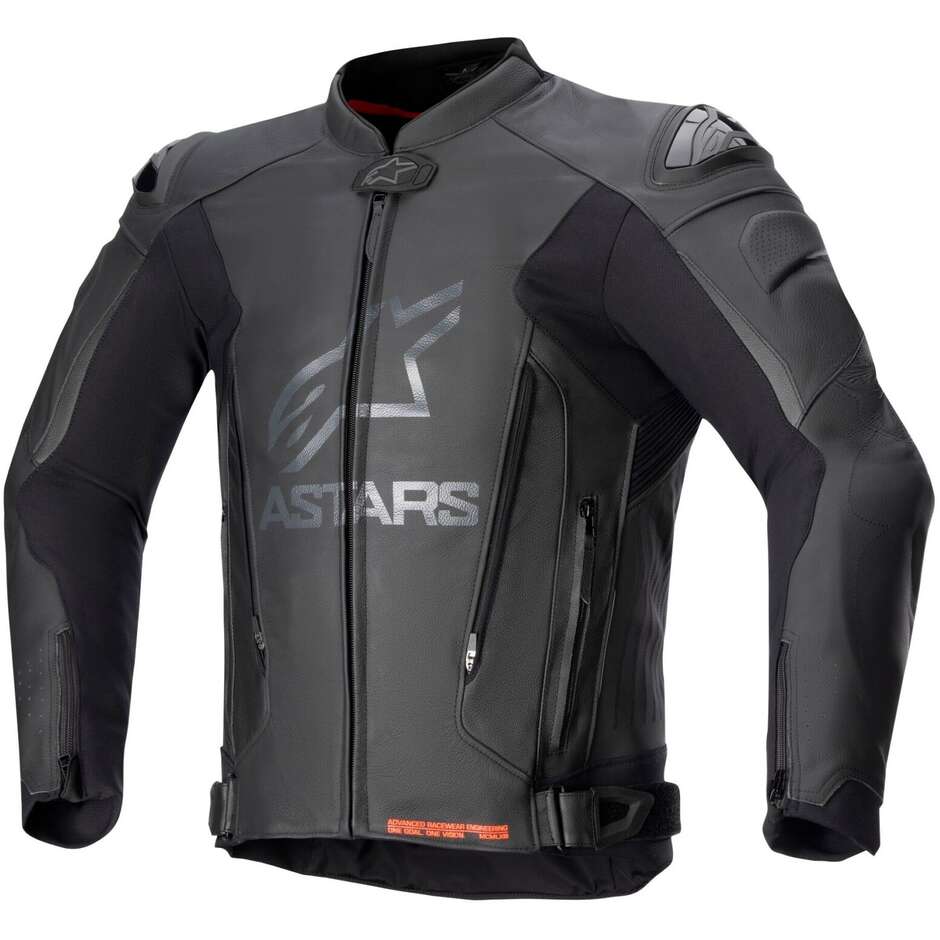 Alpinestars GP PLUS V4 Black Leather Motorcycle Jacket