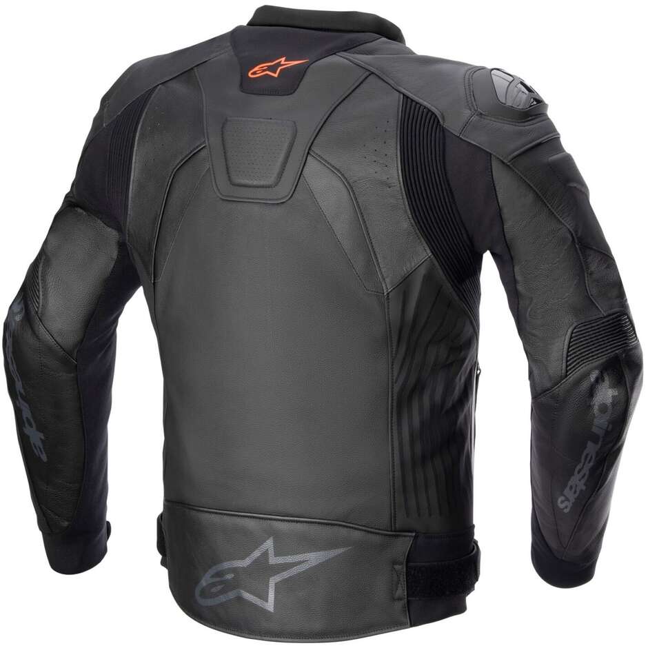 Alpinestars GP PLUS V4 Black Leather Motorcycle Jacket