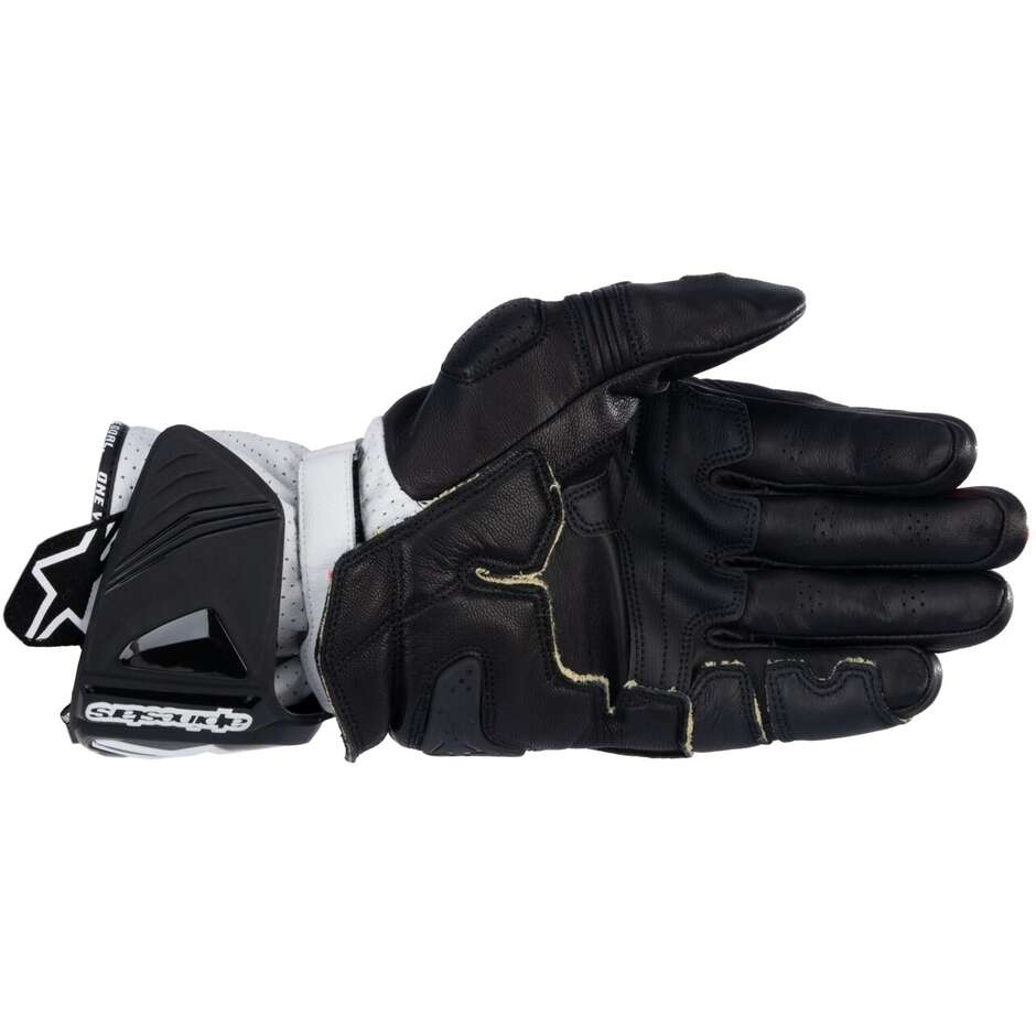 Alpinestars GP PRO R4 Racing Motorcycle Gloves Black Red Fluo White