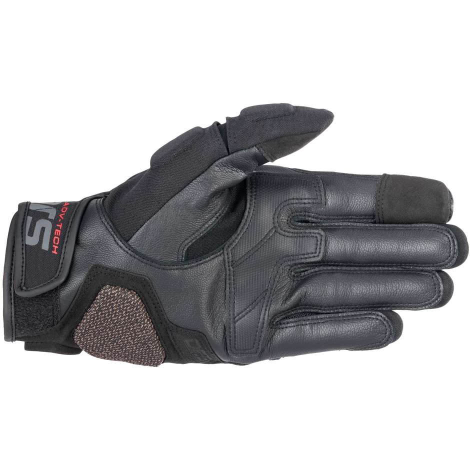 Alpinestars HALO Black Leather Motorcycle Gloves