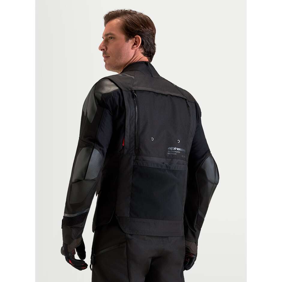Alpinestars HAROK V2 DRYSTAR® Schwarze Adventure-Motorradjacke