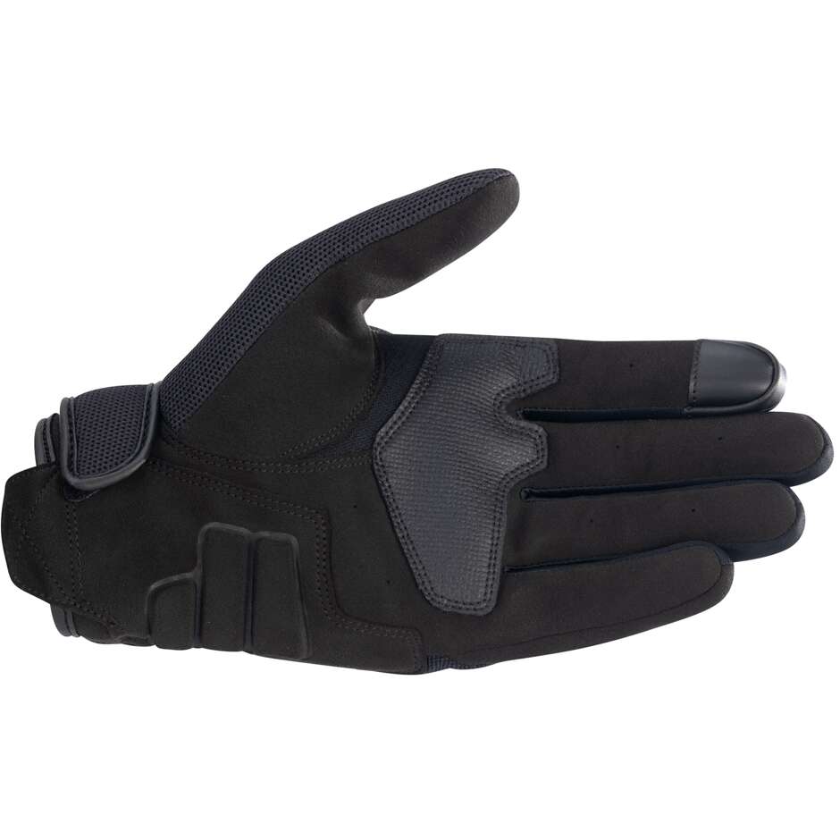 Alpinestars HONDA COPPER Fabric Motorcycle Gloves Black
