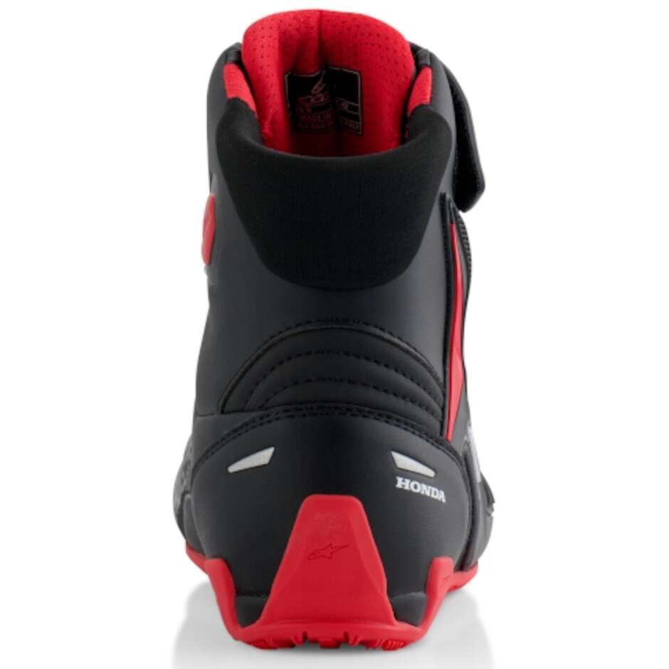Alpinestars Honda Faster-4 Motorcycle Shoes Black Red