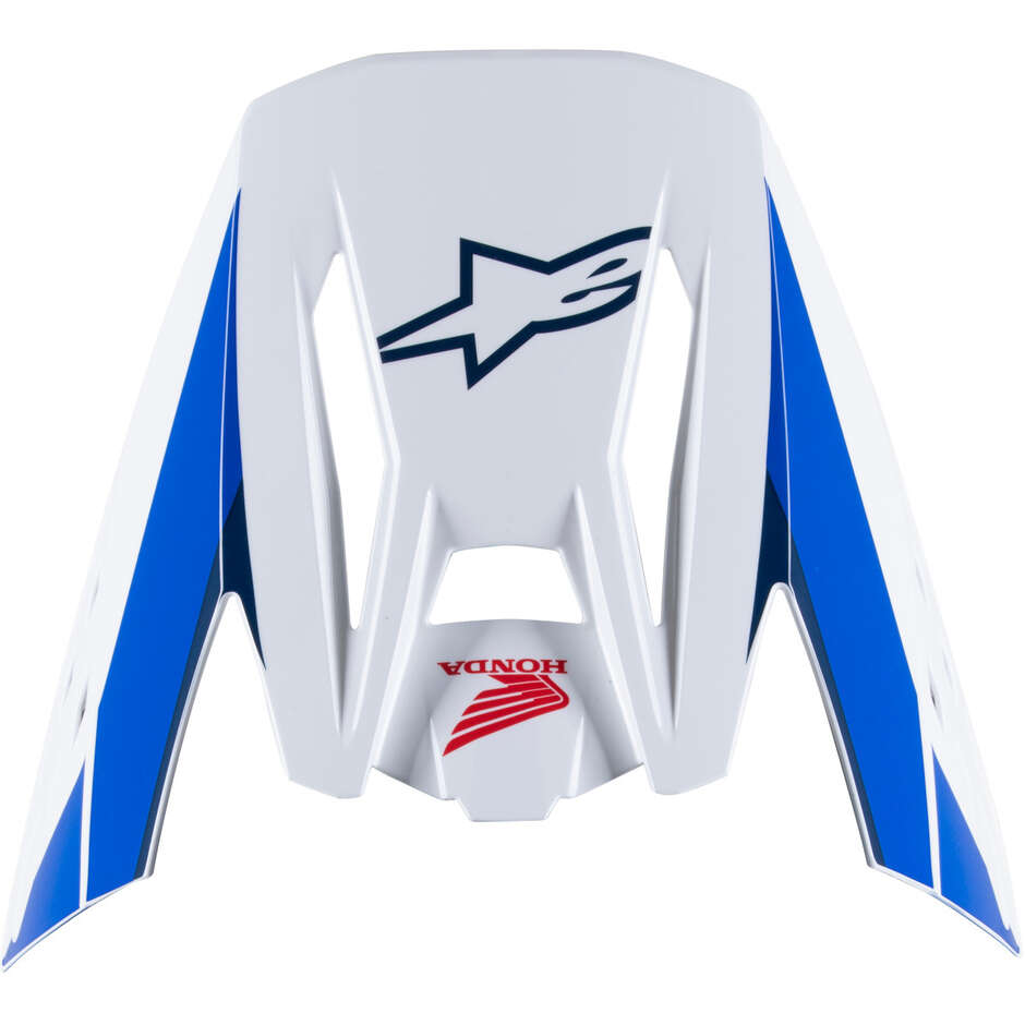 Alpinestars HONDA S-M5 VISOR Motocross Helmet Visor ECE 22.06 White Blue Red Gloss