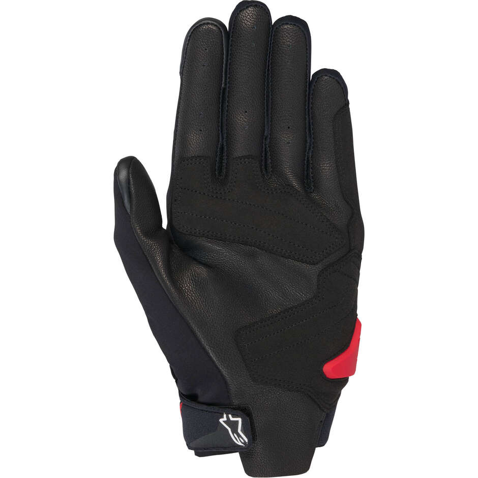 Alpinestars Honda SP X 3 Motorcycle Gloves Black Bright Red
