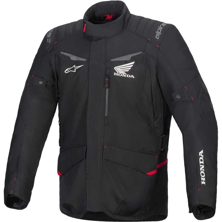 Alpinestars Honda ST-1 WP Motorcycle Jacket Ice Grey Dark Grey Black