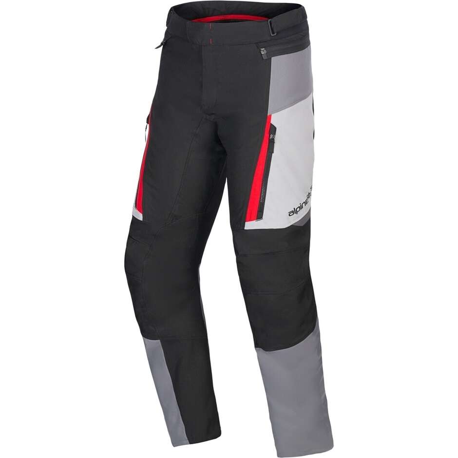Alpinestars Honda ST-1 WP Motorcycle Pants Ice Grey Dark Grey Black