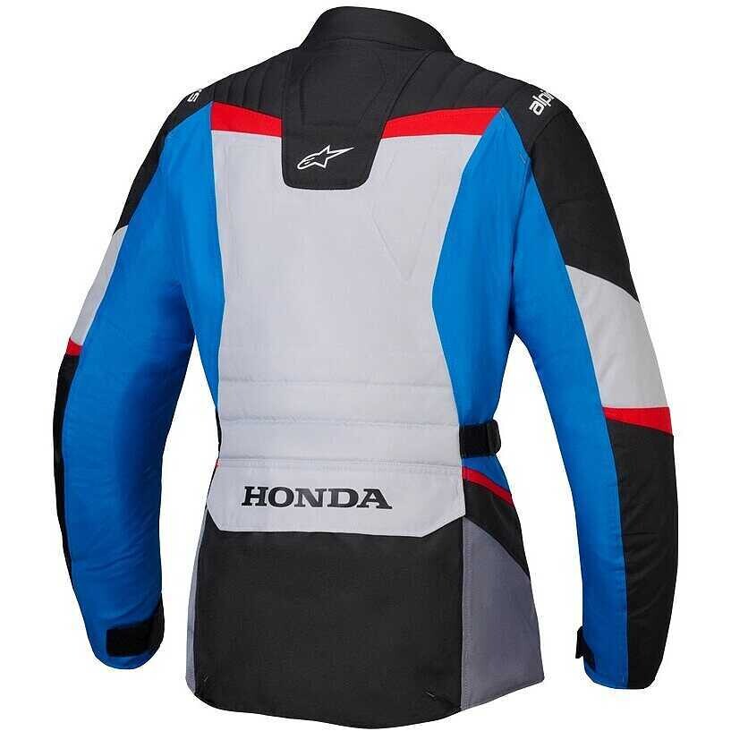 Alpinestars HONDA STELLA ST-1 WP Damen-Motorradjacke Eisgrau Dunkelgrau Schwarz