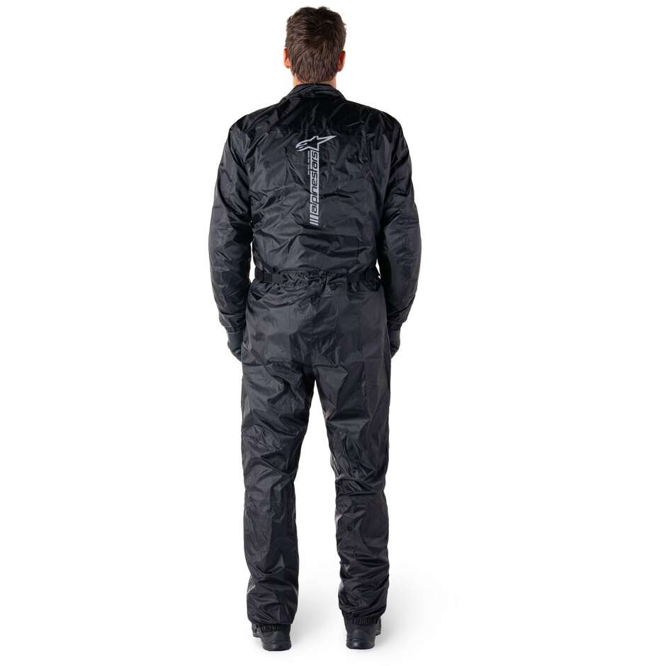 Alpinestars HURRICANE RAIN V2 S Motorrad-Regenanzug Schwarz