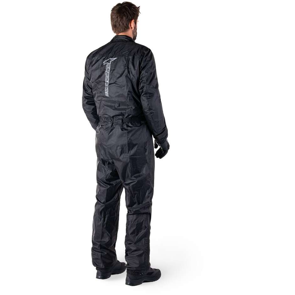Alpinestars HURRICANE RAIN V2 S Motorrad-Regenanzug Schwarz