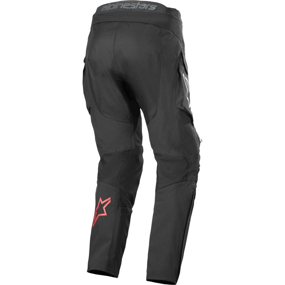 Alpinestars HYDE XT DRYSTAR Fabric Motorcycle Pants Black Bright Red