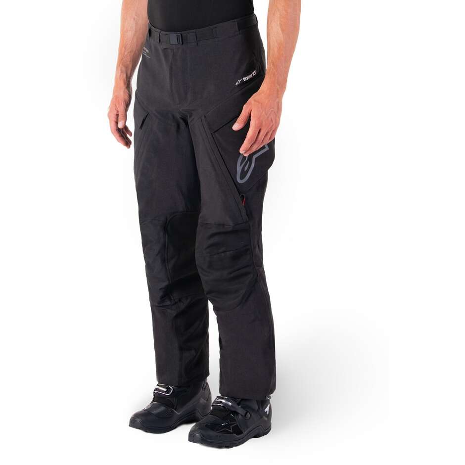 Alpinestars HYDE XT DRYSTAR Fabric Motorcycle Pants Black Bright Red