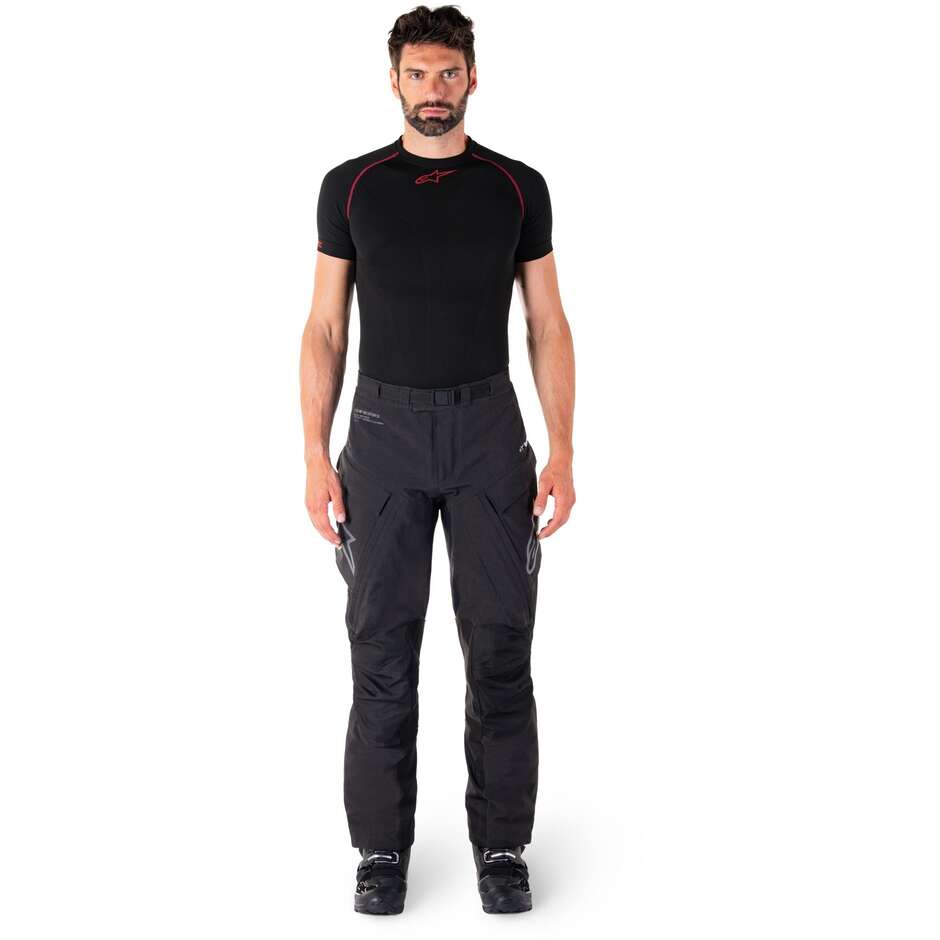 Alpinestars HYDE XT DRYSTAR Fabric Motorcycle Pants Black Bright Red