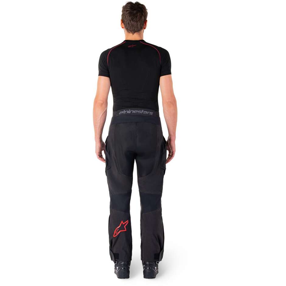 Alpinestars HYDE XT DRYSTAR Fabric Motorcycle Pants Black Bright Red