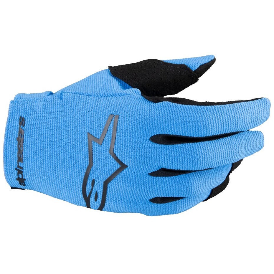 Alpinestars JUGEND RADAR Kinder Cross Enduro Motorradhandschuhe Blau Schwarz