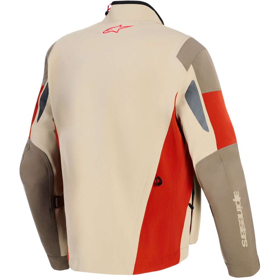 Alpinestars MAXDURA DRYSTAR XF LAMINATED ARMORED SHELL Motorcycle Jacket Aluminum Walnut Rust Brown
