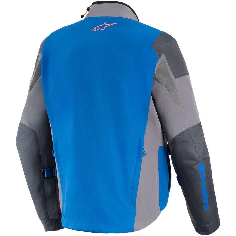 Alpinestars MAXDURA DRYSTAR XF LAMINATED ARMORED SHELL Motorcycle Jacket Royal Blue Dark Grey