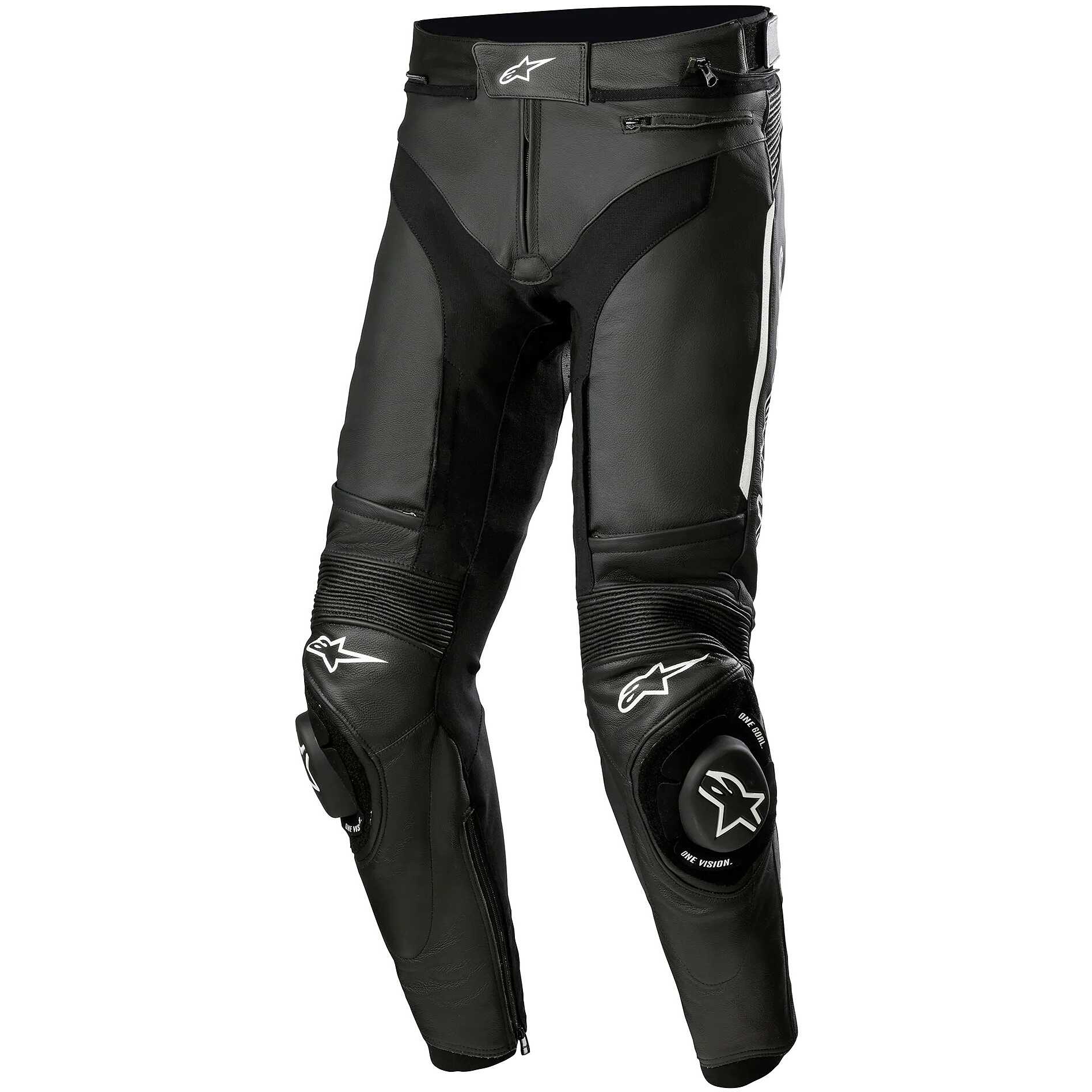 Alpinestars MISSILE V3 Black Leather Motorcycle Pants For Sale Online 