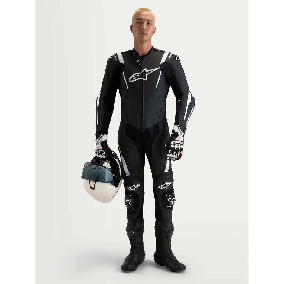 Alpinestars Missile V3 Leather Suit 1-Piece Black/White