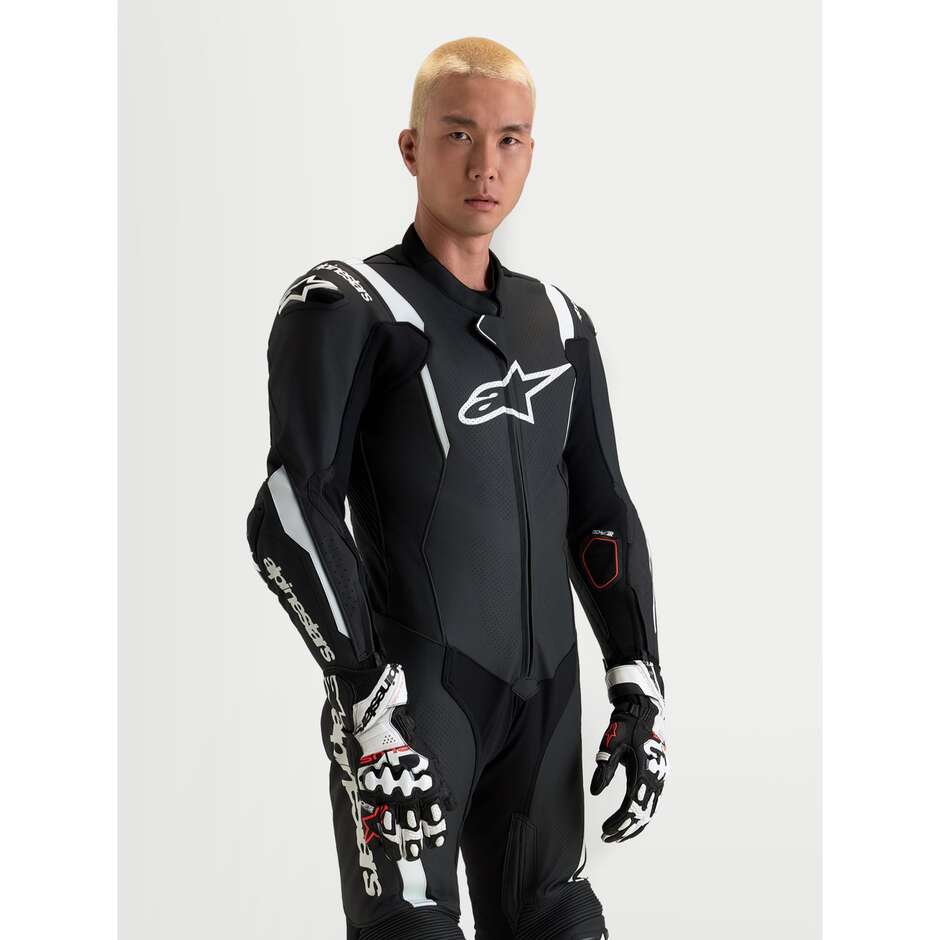 Alpinestars Missile V3 Leather Suit 1-Piece Black/White