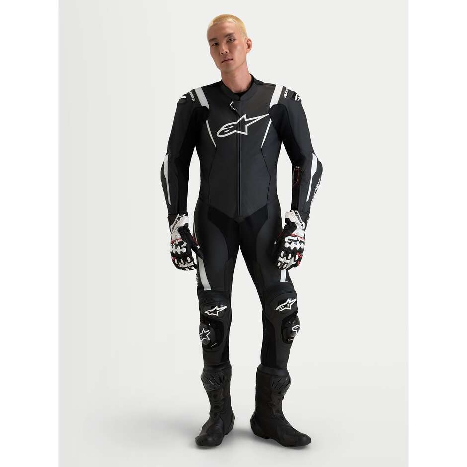 Alpinestars Missile V3 Leather Suit 1-Piece Black/White