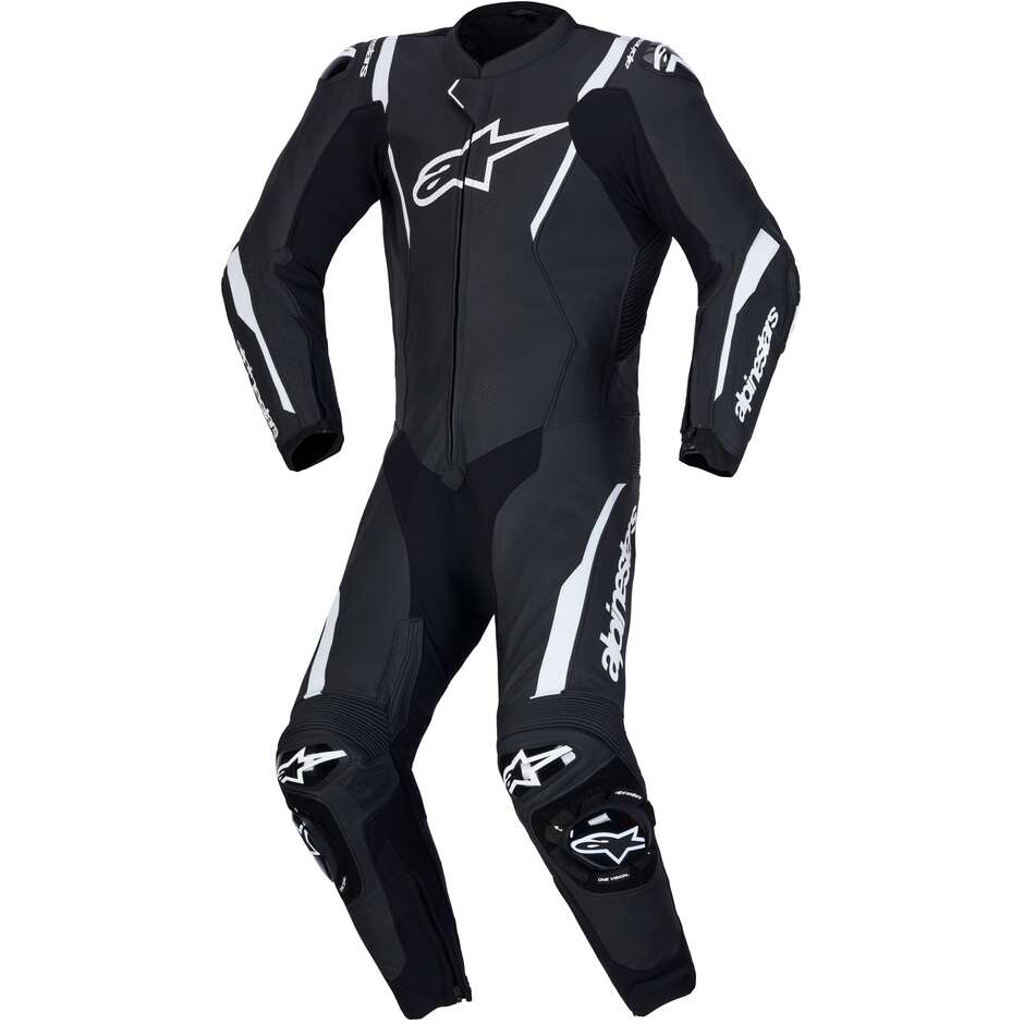 Alpinestars Missile V3 Lederkombi, einteilig, Schwarz/Weiß
