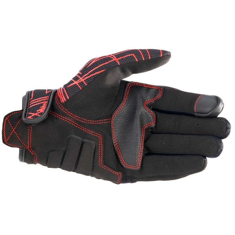 Alpinestars MM93 LOSAIL v2 Summer Fabric Motorcycle Gloves Black Red