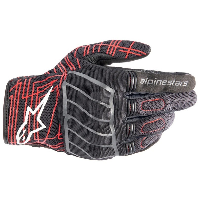 Alpinestars MM93 LOSAIL v2 Summer Fabric Motorcycle Gloves Black Red