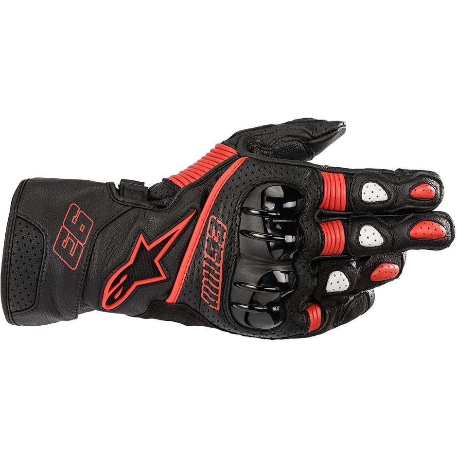 Alpinestars MM93 Twin Ring Motorcycle Racing Gloves Black Red