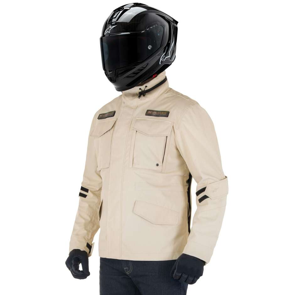 Alpinestars MO.ST.EQ FIELD WP PRIMALOFT Military Sand Motorcycle Jacket