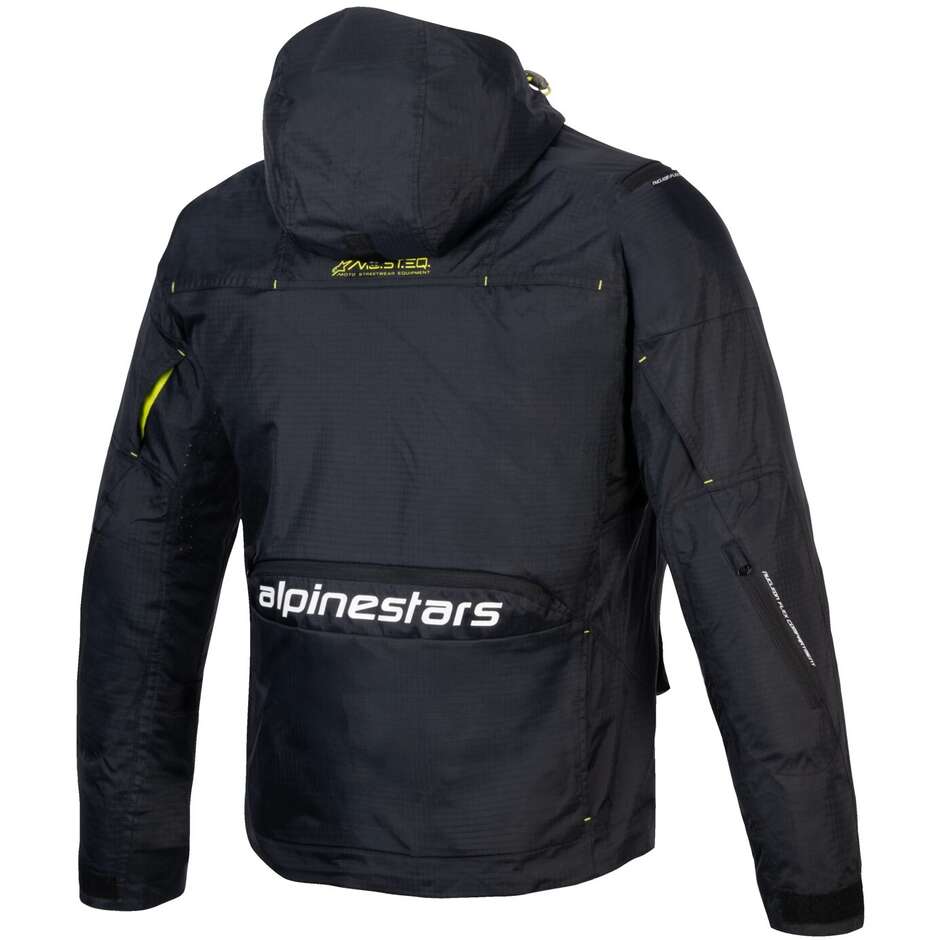 Alpinestars MOGRESS AIR Sommer Motorradjacke Schwarz Lime PUNCH Weiß