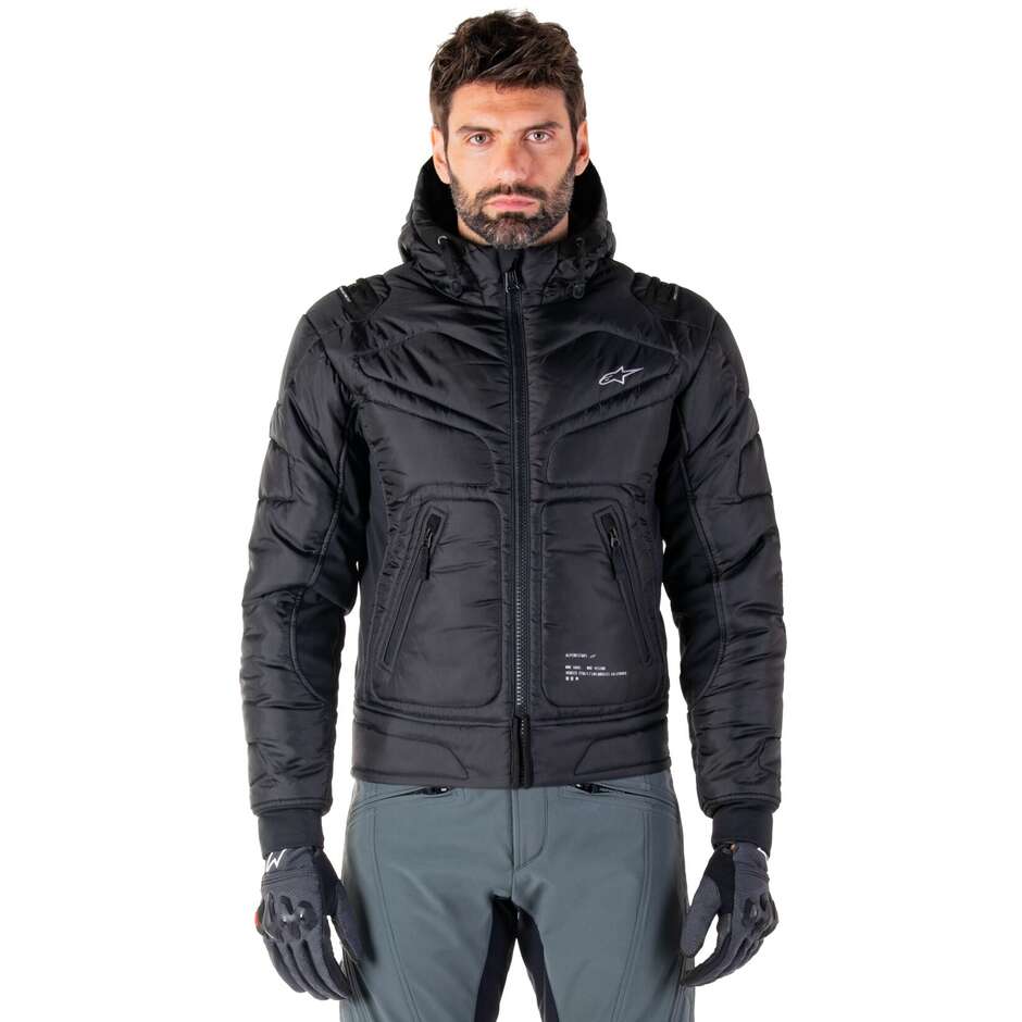 Alpinestars MOHOBBS WP Fabric Motorcycle Jacket Black Orange