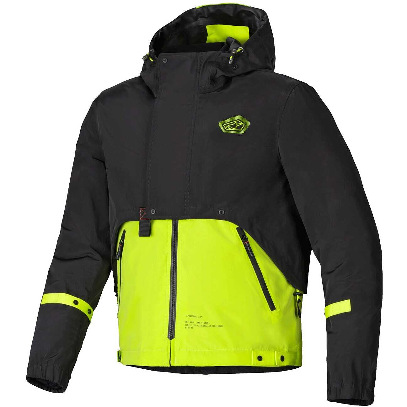 Alpinestars MOOTANT WP PARKA Lime Punch Black Fabric Motorcycle