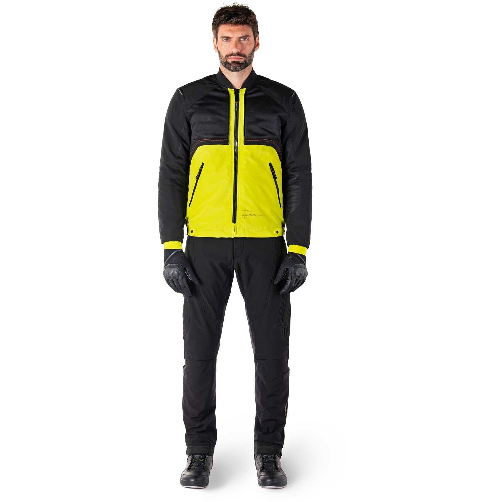 Alpinestars ブラック/イエロー ジャケット m メッシュ Alpinestars