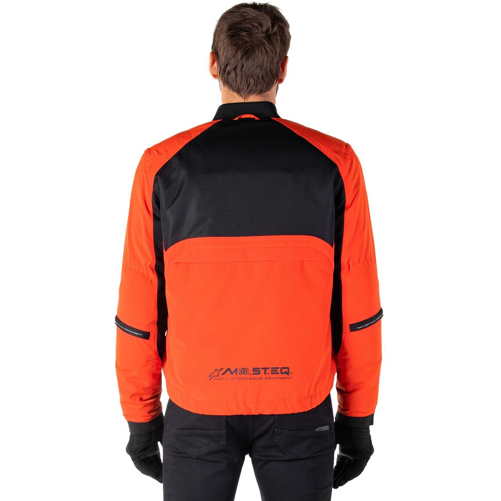 Alpinestars MOOTANT WP PARKA Spicy Orange Black Fabric Motorcycle