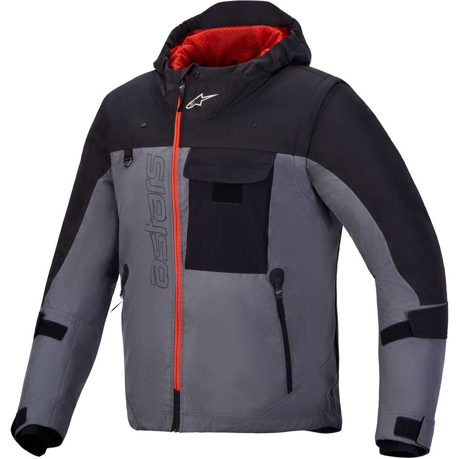 Alpinestars MORFEX PARKA WP JACKE Lunar Grey Black Urban Motorcycle Jacket