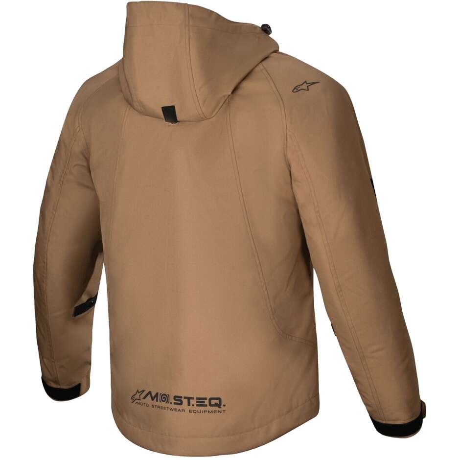 Alpinestars MORUSH WP PARKA Utility Brown Fabric Motorcycle Jacket