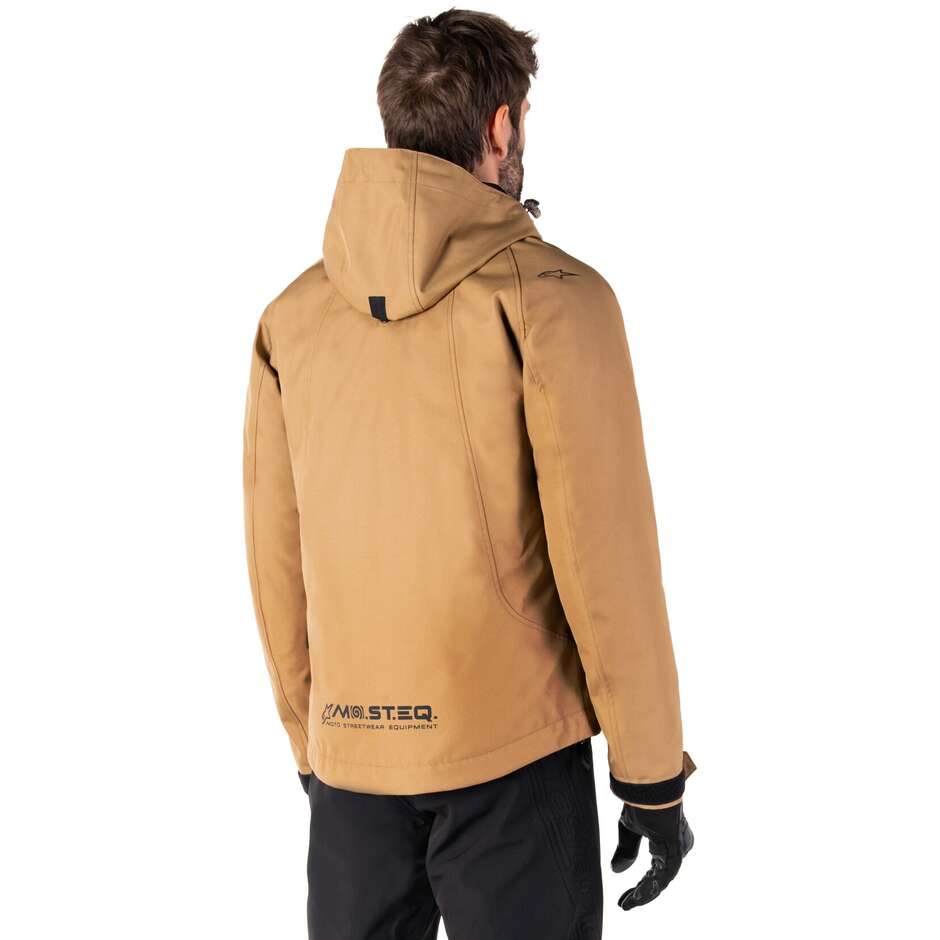 Alpinestars MORUSH WP PARKA Utility Brown Fabric Motorcycle Jacket