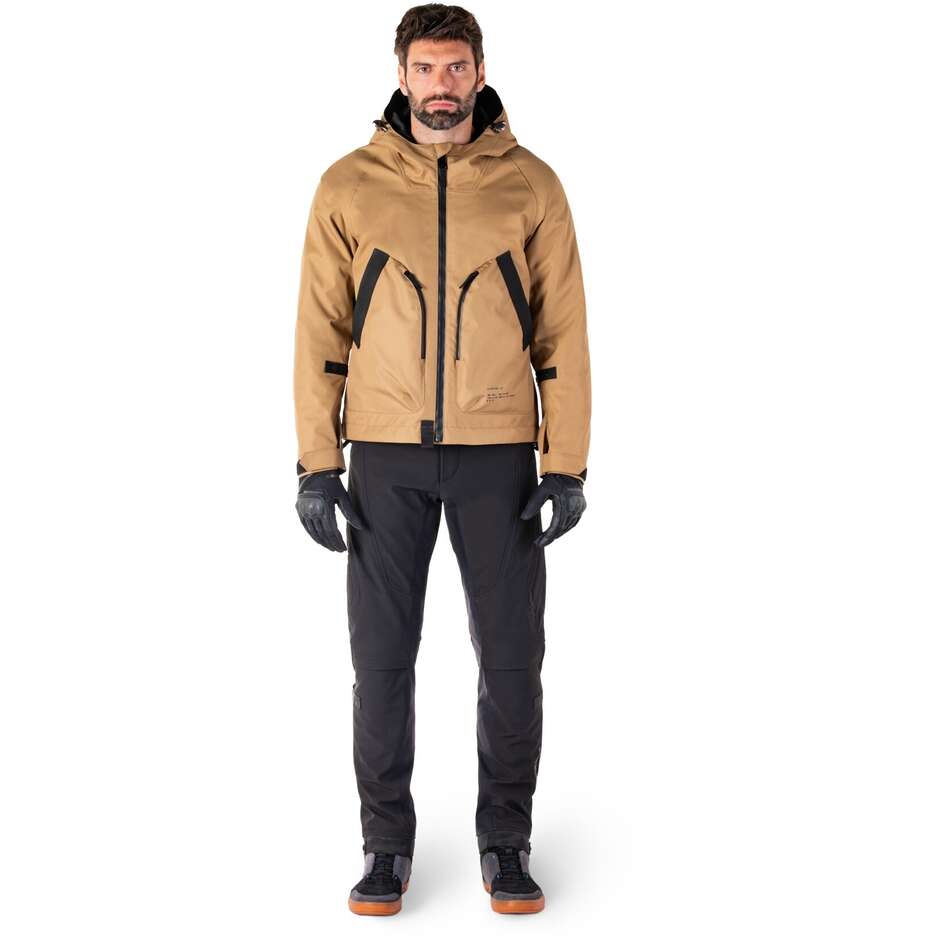 Alpinestars MORUSH WP PARKA Utility Brown Fabric Motorcycle Jacket
