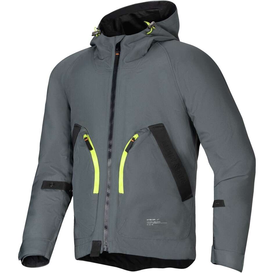 Alpinestars MORUSH WP PARKA Veste de moto en tissu gris urbain