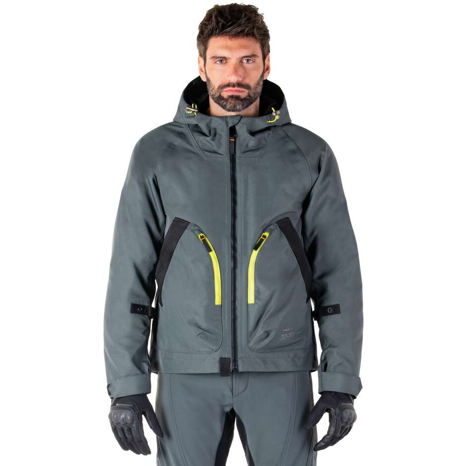 Alpinestars MORUSH WP PARKA Veste de moto en tissu gris urbain
