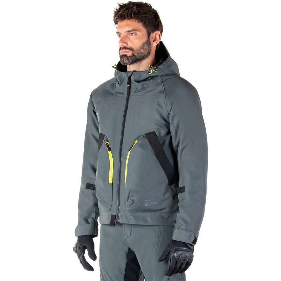 Alpinestars MORUSH WP PARKA Veste de moto en tissu gris urbain