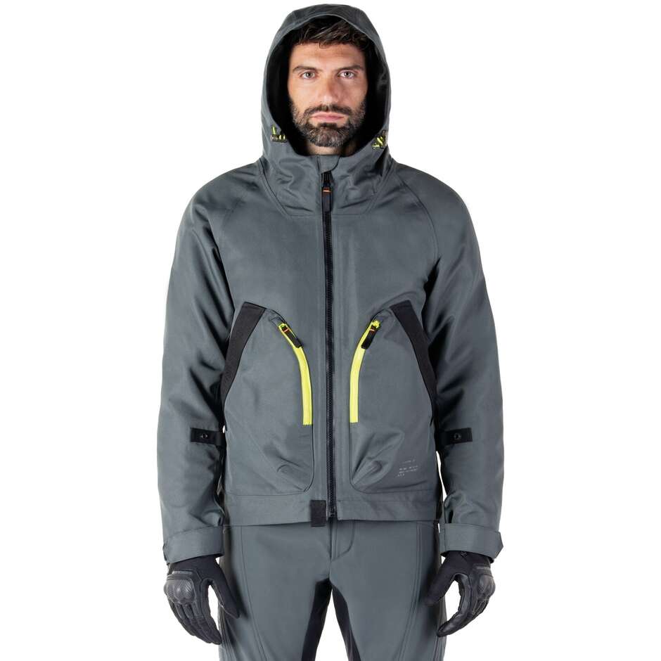 Alpinestars MORUSH WP PARKA Veste de moto en tissu gris urbain