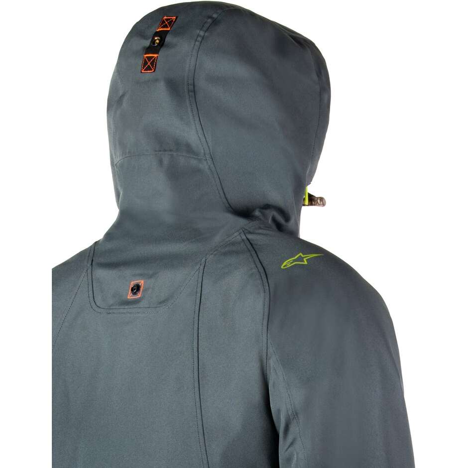 Alpinestars MORUSH WP PARKA Veste de moto en tissu gris urbain