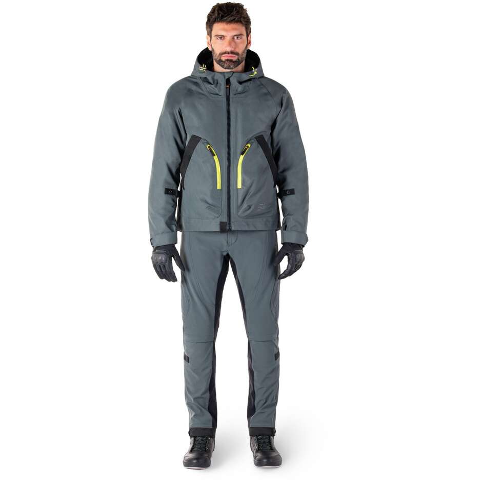 Alpinestars MORUSH WP PARKA Veste de moto en tissu gris urbain