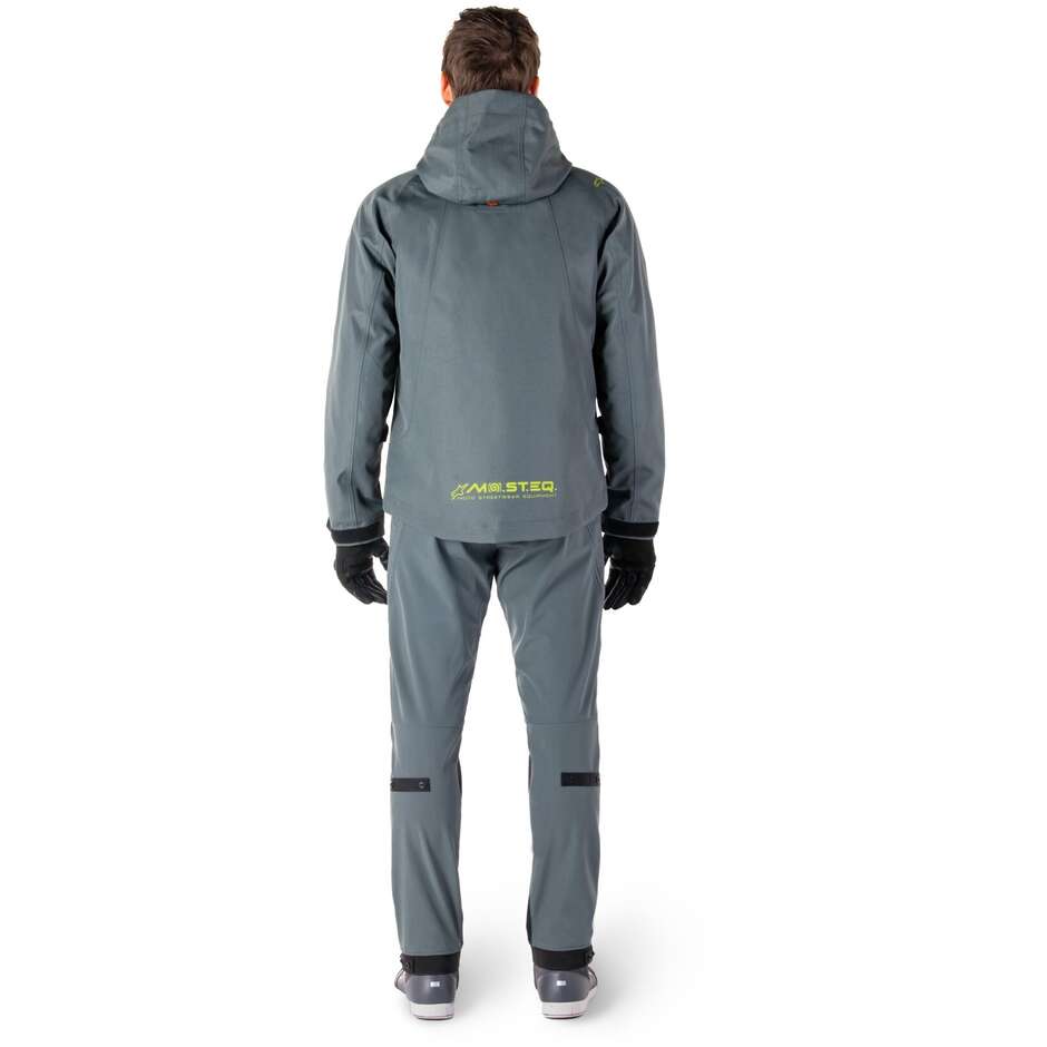 Alpinestars MORUSH WP PARKA Veste de moto en tissu gris urbain