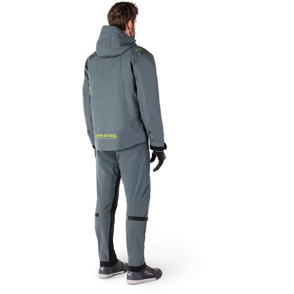 Alpinestars MORUSH WP PARKA Veste de moto en tissu gris urbain